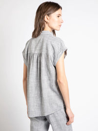 Jane Top - Gray Stripe