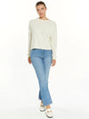 Rossie Cropped Ivory Top