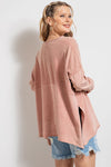 Terry Knit Pullover